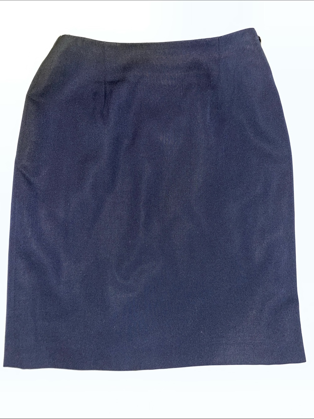 Jones New York Collection Navy Blue Wool Blend Pencil Skirt Size 8